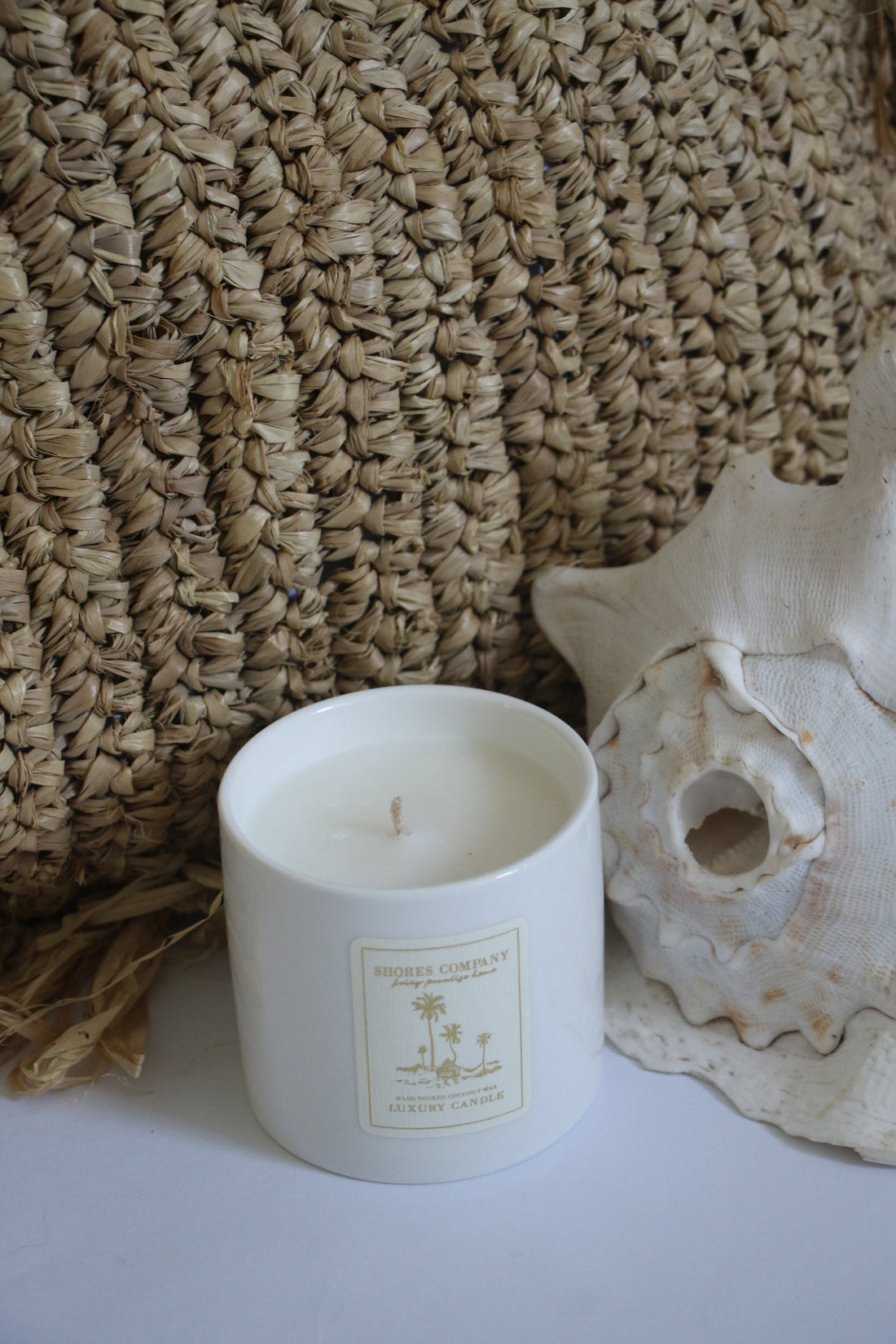 Shores Company’s Clean-Burning Coconut Wax Candles