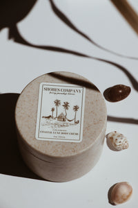 made  in Hawaii Coastal Luxe Body Crème – rich body cream by Shores Company with coconut oil and aloe vera for smooth, radiant skin.