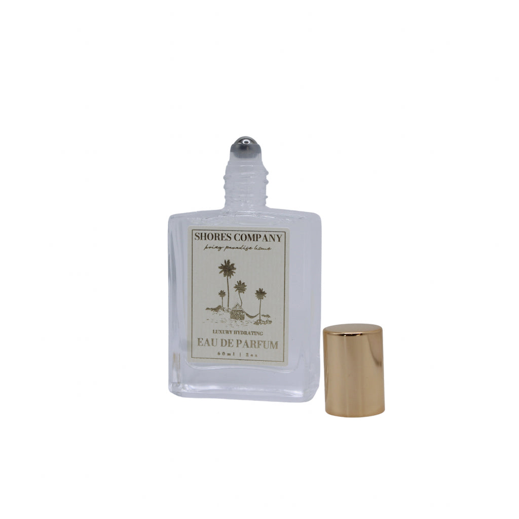 Island Bohemia perfume bottle with an inviting tropical scent of mandarin, coconut, and vanilla, ideal for those drawn to bright, playful fragrances.