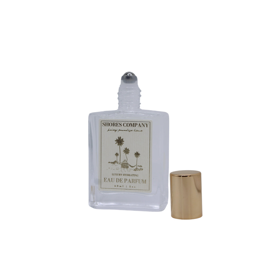 Island Bohemia perfume bottle with an inviting tropical scent of mandarin, coconut, and vanilla, ideal for those drawn to bright, playful fragrances.