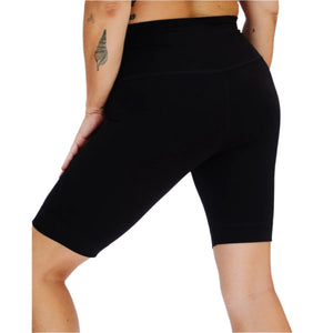 Haze Shorts back view - breathable bamboo biker shorts by Shores Company