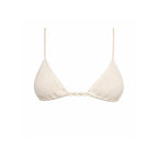 Vai crinkle bikini top on a white background