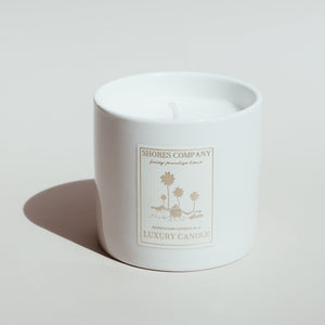  hand-poured coconut wax candle in an elegant ceramic jar, designed for clean and long-lasting burning