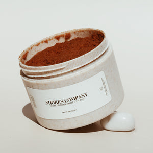 Shores Company Driftwood Body Polish – nourishing body scrub made with natural extracts for gentle exfoliation.