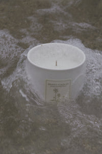 Pacifica 8oz Coconut Wax Candle in Ceramic - Bold, Clean-Burning Candle with Rich Notes of Peppercorn, Teakwood, Sandalwood, and Amber. Hand-Poured to Capture the Wild Essence of the Pacific, Perfect for Adding a Mystical Ambiance to Your Home.